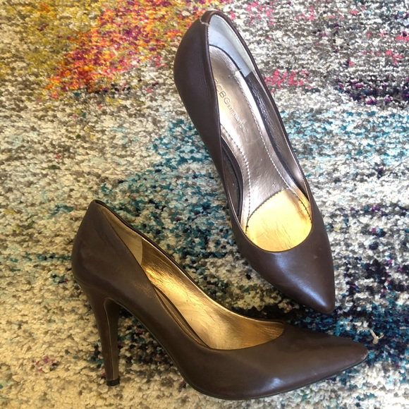 BCBGeneration Brown Cielo Leather Pumps - Picture 3 of 6